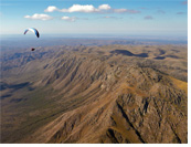 Above Cerro Uritorco :: Paragliding from Cuchi Corral, La Cumbre, Sierras de Cordoba, Argentina