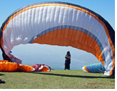 Loma Bola launch :: Your host Jarek Wieczorek taking off from Loma Bola, Tucuman, Argentina