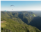 Above Sierras de Cordoba :: Paragliding from Cuchi Corral in La Cumbre, Argentina