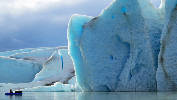 Expedition Explorers IX, Glaciers of the Patagonian Ice Field and Istmo Ofqui - photo: The lateral of Andree glacier - the eastern arm of San Quintin glacier, Northern Patagonian Ice Field, Chile