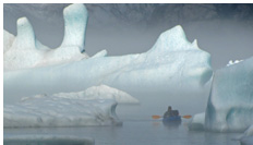 Proglaciar lake of Northern arm of San Quintin glacier, Aisen, Patagonia, Chile