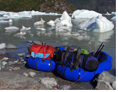 Lagunas Gualas - One of the two lakes (Gualas Lakes) created by recesing Glacier Gualas (Ventisquero Gualas), Northern Patagonian Icefield, Aisen, Patagonia, Chile