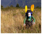 Gualas Valley - Bushwacking along a wide glacial valey from the shores of Elephant Fiord (Estero Elefantes), Northern Patagonian Icefield, Aisen, Patagonia, Chile