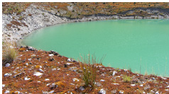 HPN1 kettle lake - A small water hole created by recessing HPN1 Glacier, Northern Patagonian Ice Field, Aisen, Patagonia, Chile