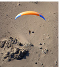 Paragliding at Vulture Ridge, Pisagua, Atacama Desert, Chile