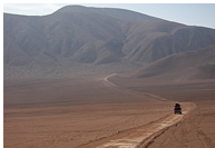 On a desert drive toward the Altos de Chipana takeoff, Iquique, Atacama Desert, Chile
