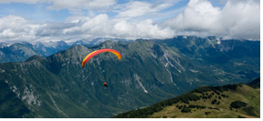 Krasji vrh range near Kobarid, Julian Alps, Slovenia :: photo by A. Buslinger