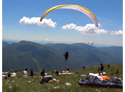 The Stol takeoff, Kobarid, Julian Alps, Slovenia