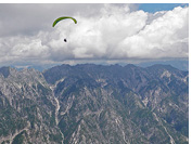 Musi and Tanamea - Flying along Monte Musi range toward Tanamea pass leading to Slovenia from Italy, Parco Regionale delle Prealpi Giulie, Italy - Slovenia 2012 - The Joy of XC - Paragliding Adventure Tour in The European Alps