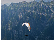 Musi Range - Wild Monte Musi range across the valley in Italy as seen on an XC flight from Slovenia, Parco Regionale delle Prealpi Giulie, Italy - Slovenia 2012 - The Joy of XC - Paragliding Adventure Tour in The European Alps